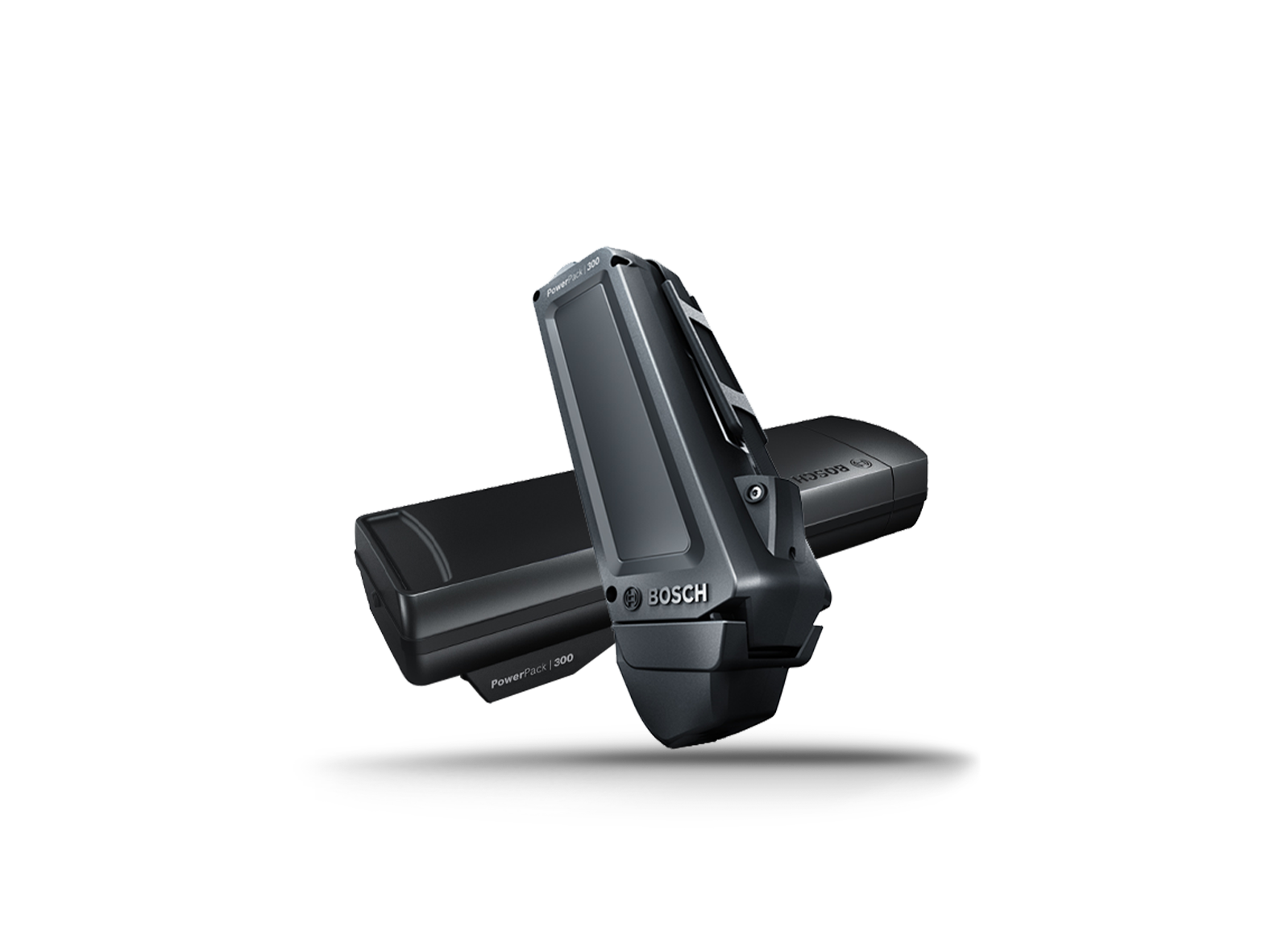 VAE batterie PowerPack 300 et 400 isolés sur fond blanc.