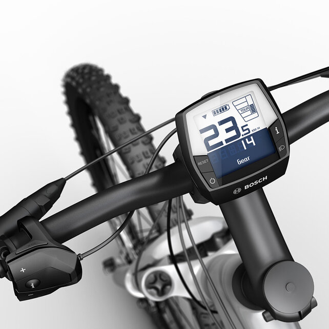 Intuvia on a cropped handlebar on a white background.