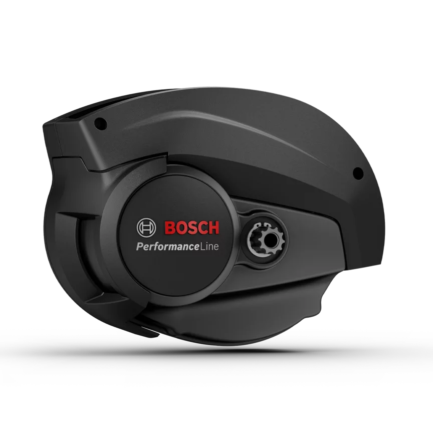 eBike Motor Performance Line freigestellt auf weißem Hintergrund.
