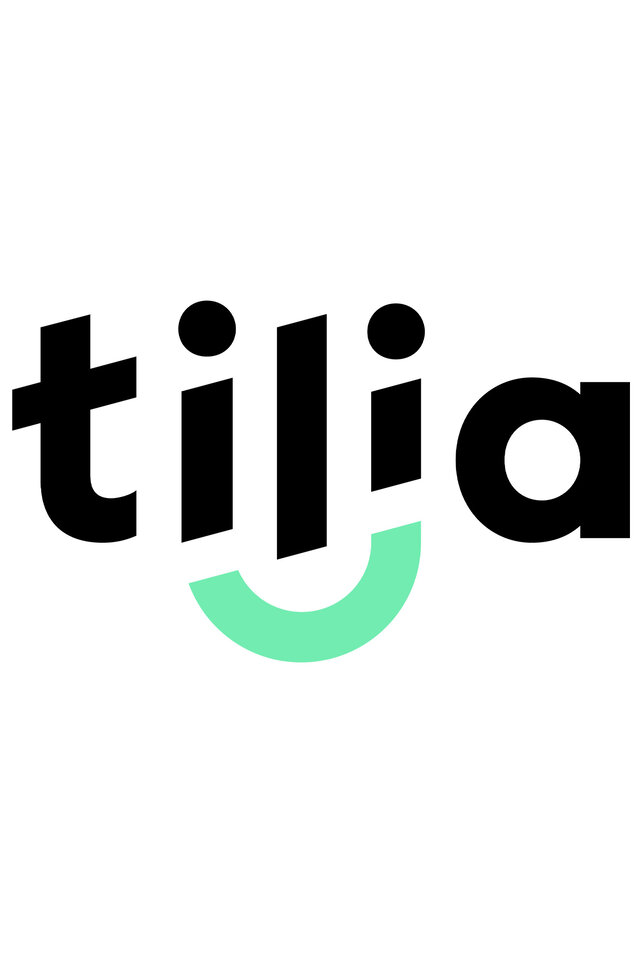 Le logo de « Tilia » sur fond blanc.