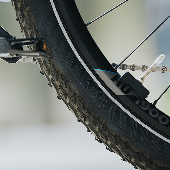Primo piano della Performance Line Speed nell'eBike.