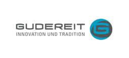 Markenlogo von Gudereit. Verlinkt auf die Unternehmensseite.