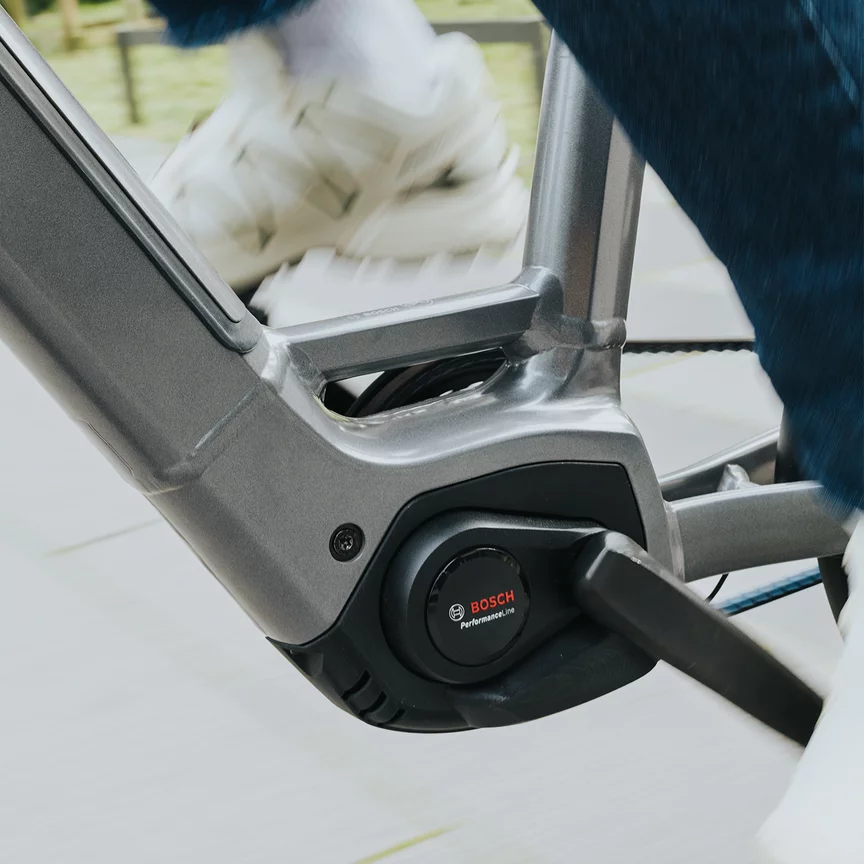 Close-up of an eBike with Performance Line.