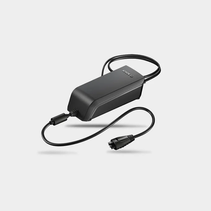 Le chargeur Bosch eBike pour recharger les batteries des vélos électriques Bosch.