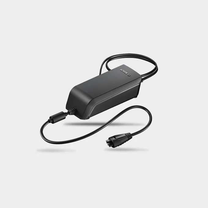 Le chargeur Bosch eBike pour recharger les batteries des vélos électriques Bosch.