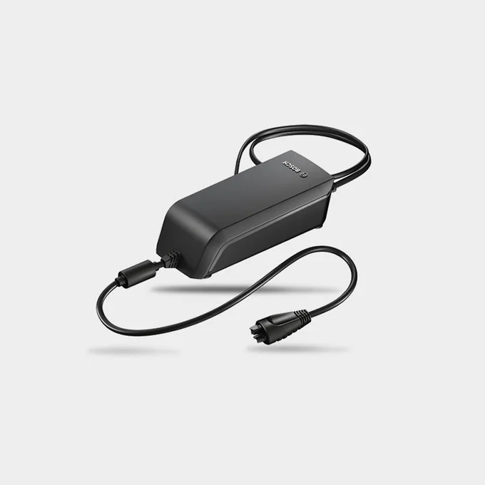 Le chargeur Bosch eBike pour recharger les batteries des vélos électriques Bosch.