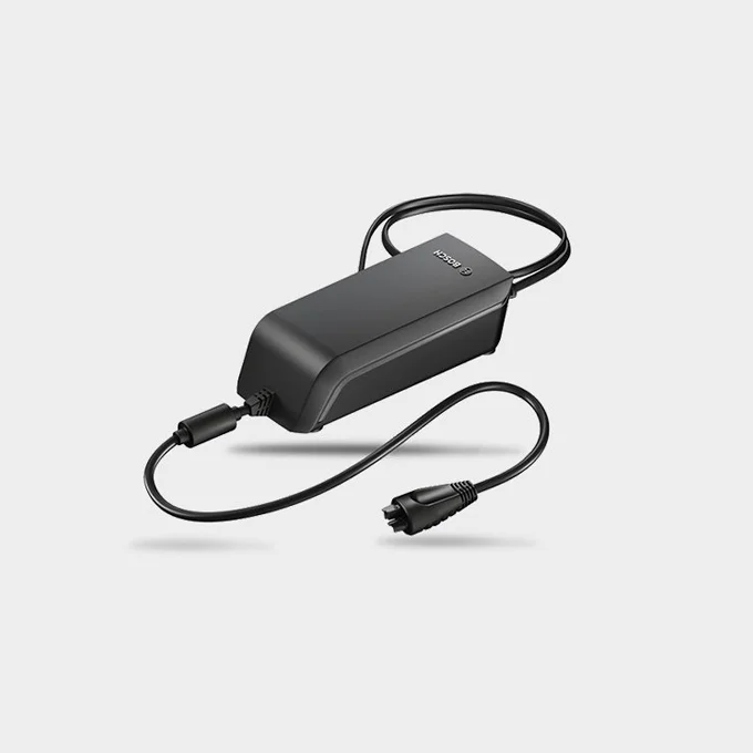 The Bosch eBike Charger for recharging Bosch eBike batteries.