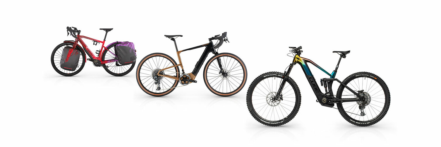 Group of 3 eBikes