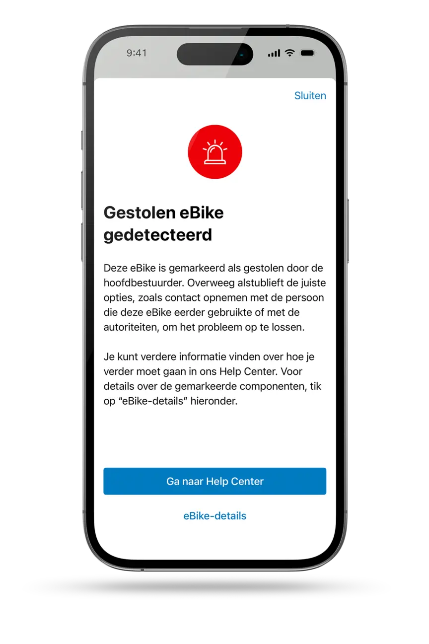 Waarschuwing over gestolen eBike en hoe je nu verdergaat.