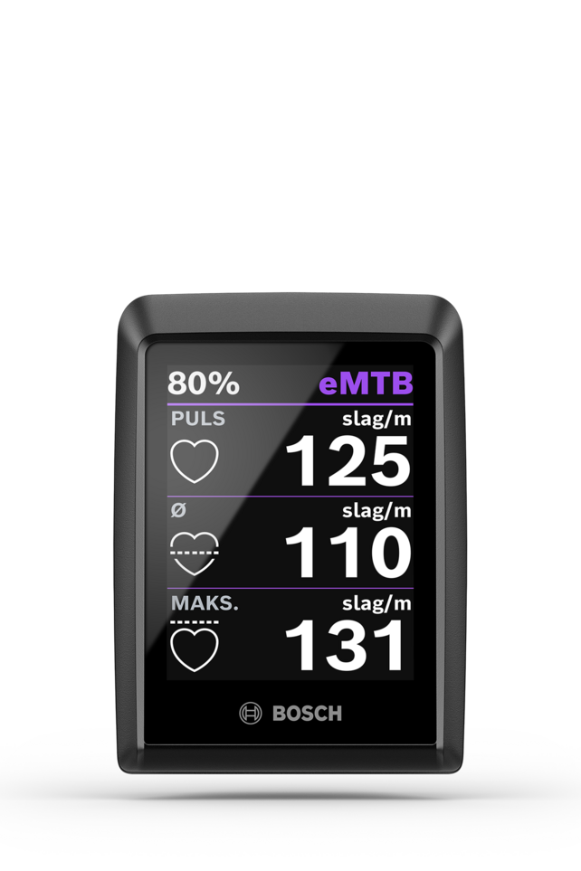 Isoleret Kiox 300, hvor du kan se din puls.
