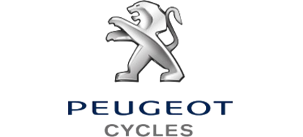 Logo de la marque Peugeot Cycles. Lien vers la page de l’entreprise.