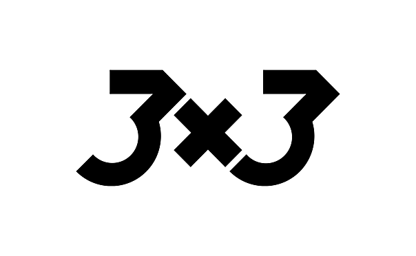 Markenlogo 3x3 in schwarz.
