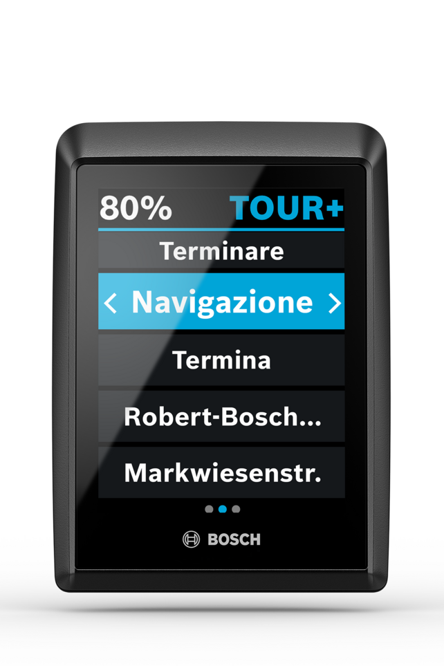 Kiox 500 facoltativo nella selezione del menu per la navigazione.