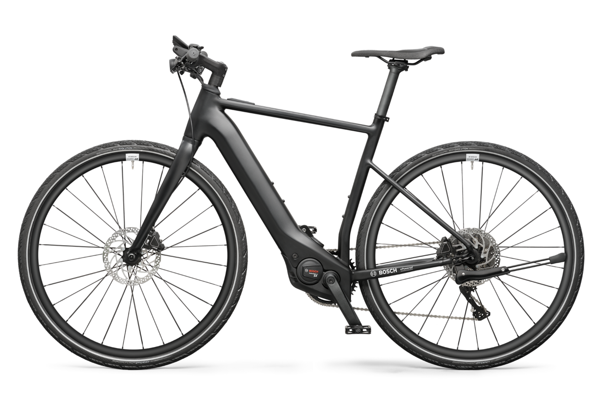 A black optional Urban eBike.