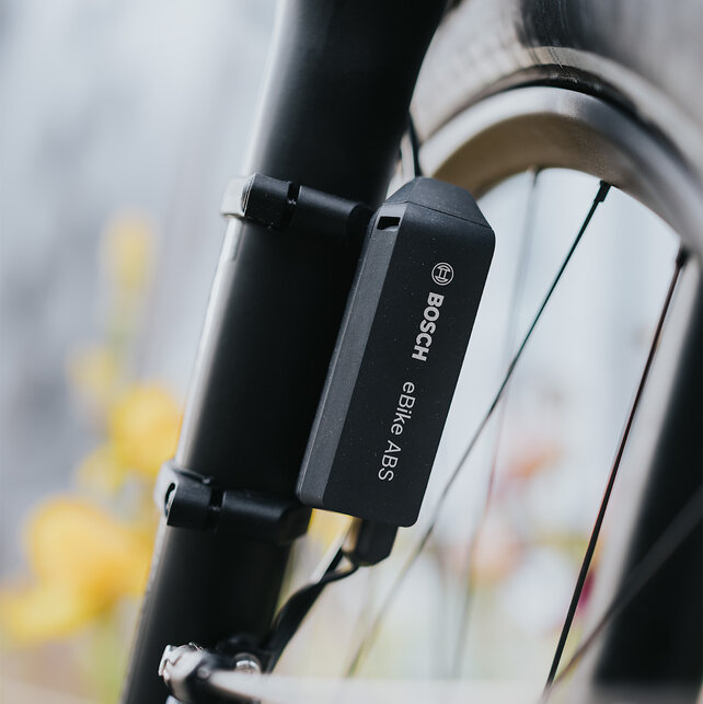 Gros plan d’un Bosch eBike ABS sur un VAE.