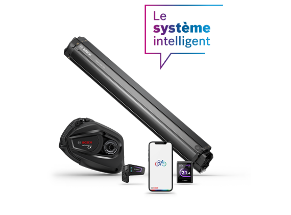 Présentation recadrée des VAE produits Bosch de l'année-modèle 22.