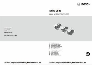 Bedienungsanleitung eBike Drive Unit Active Line und Active Line Plus Modelljahr 2021