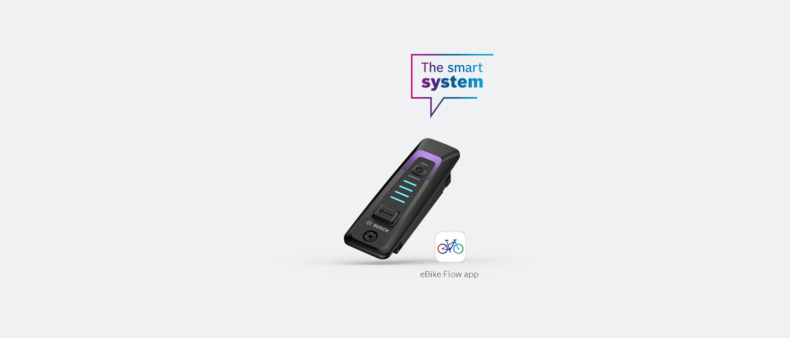 Bosch eBike System controller with Flow App Icon