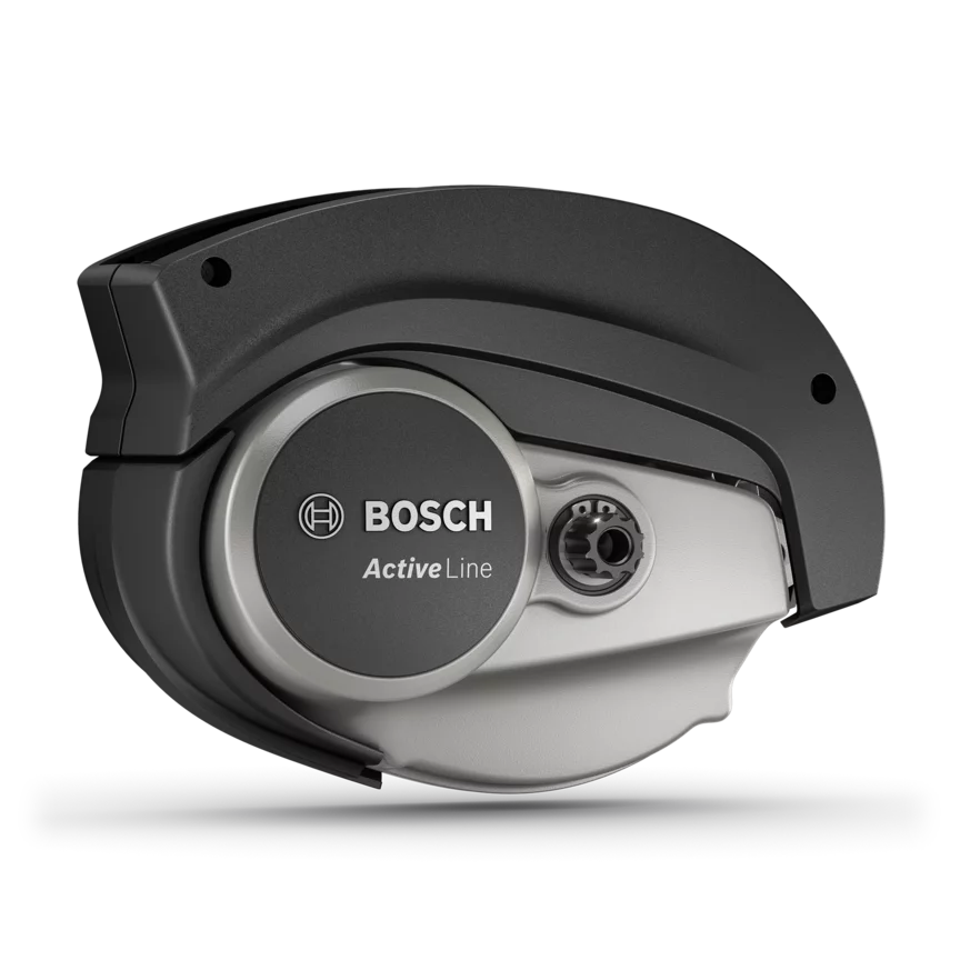 eBike Motor Active Line isolated on a white background.