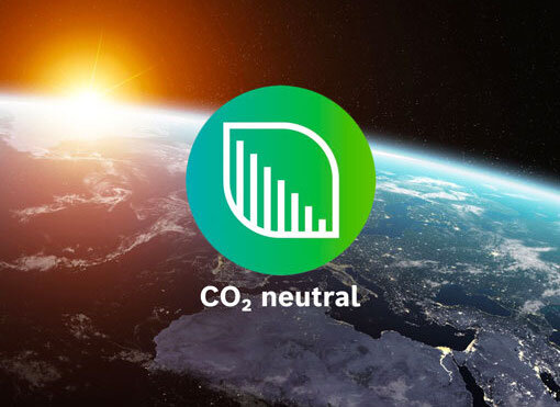 CO2-neutral Bosch logo