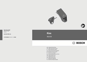 Bedienungsanleitung eBike Bordcomputer Kiox Modelljahr 2020