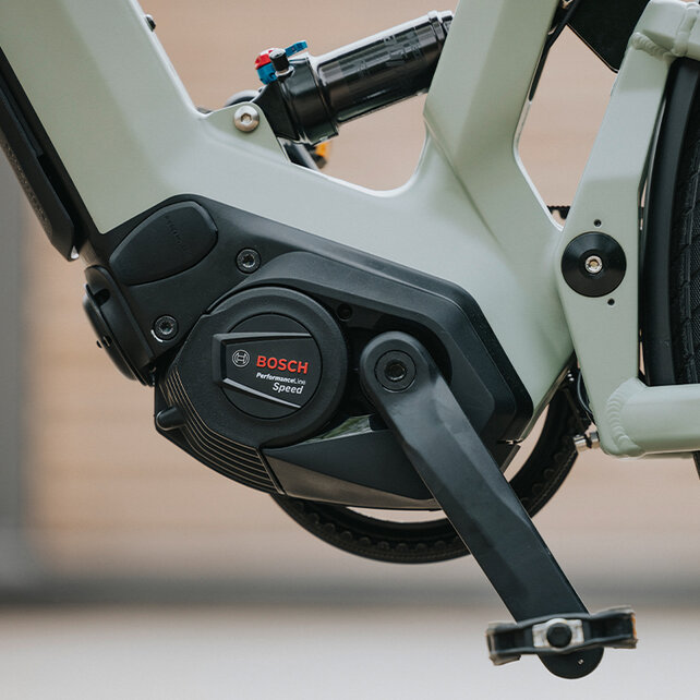 Bosch Performance Line Speed Sensor Performance Line Speed: The Bosch motor for S-pedelecs